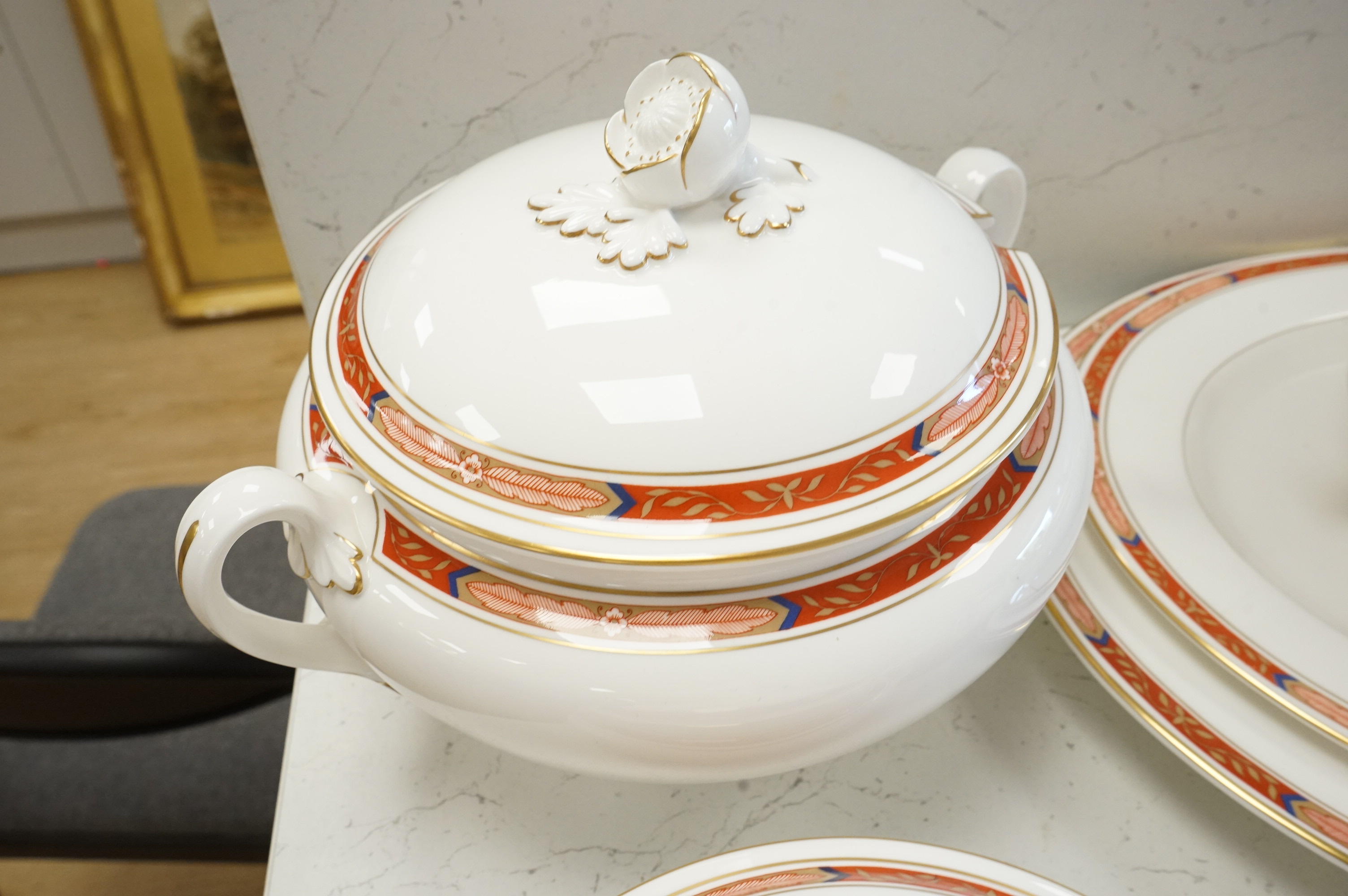 A Royal Worcester Beaufort dinner service
